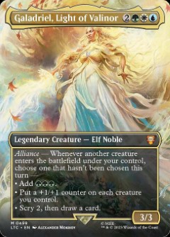 Galadriel, Light of Valinor The Lord of the Rings- Tales of Middle-earth Commander decks Topper